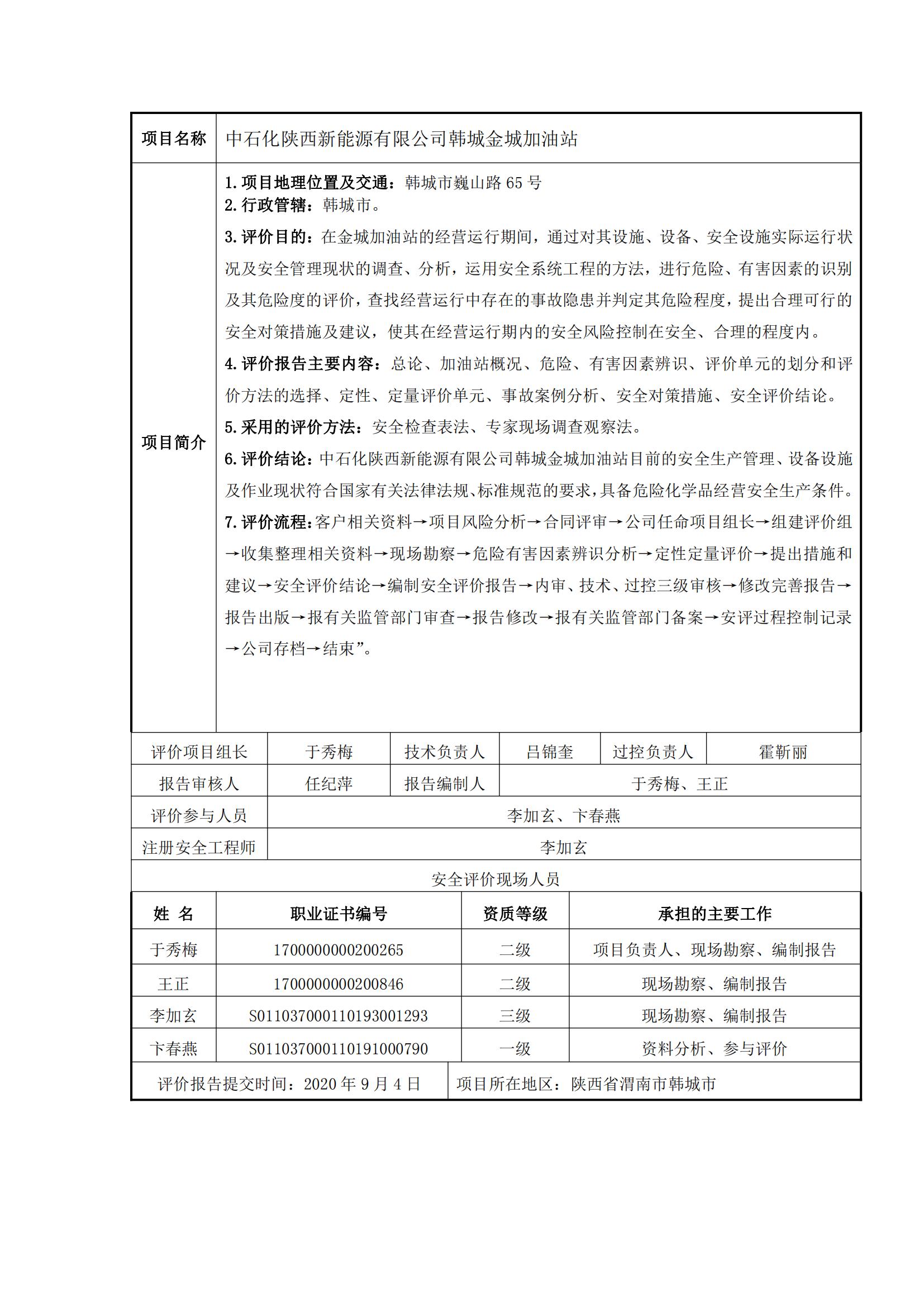 18+20200904+中石化陜西新能源有限公司韓城金城加油站安全現狀評價報告_00.jpg